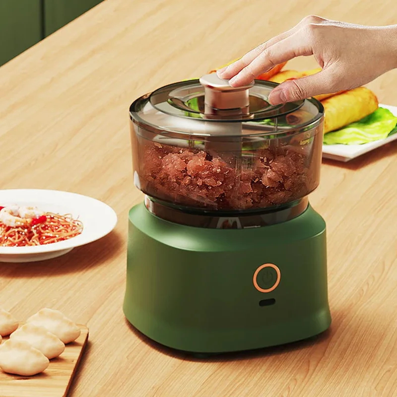 Baby Food With Meat - Mini hachoir à viande électrique, presse-ail