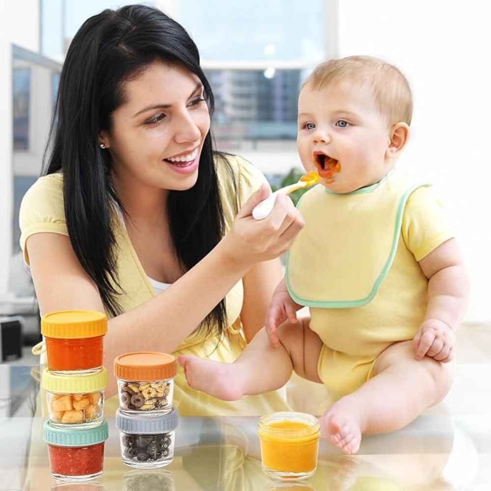 Baby Food Jar - Lot de 6 pots en verre