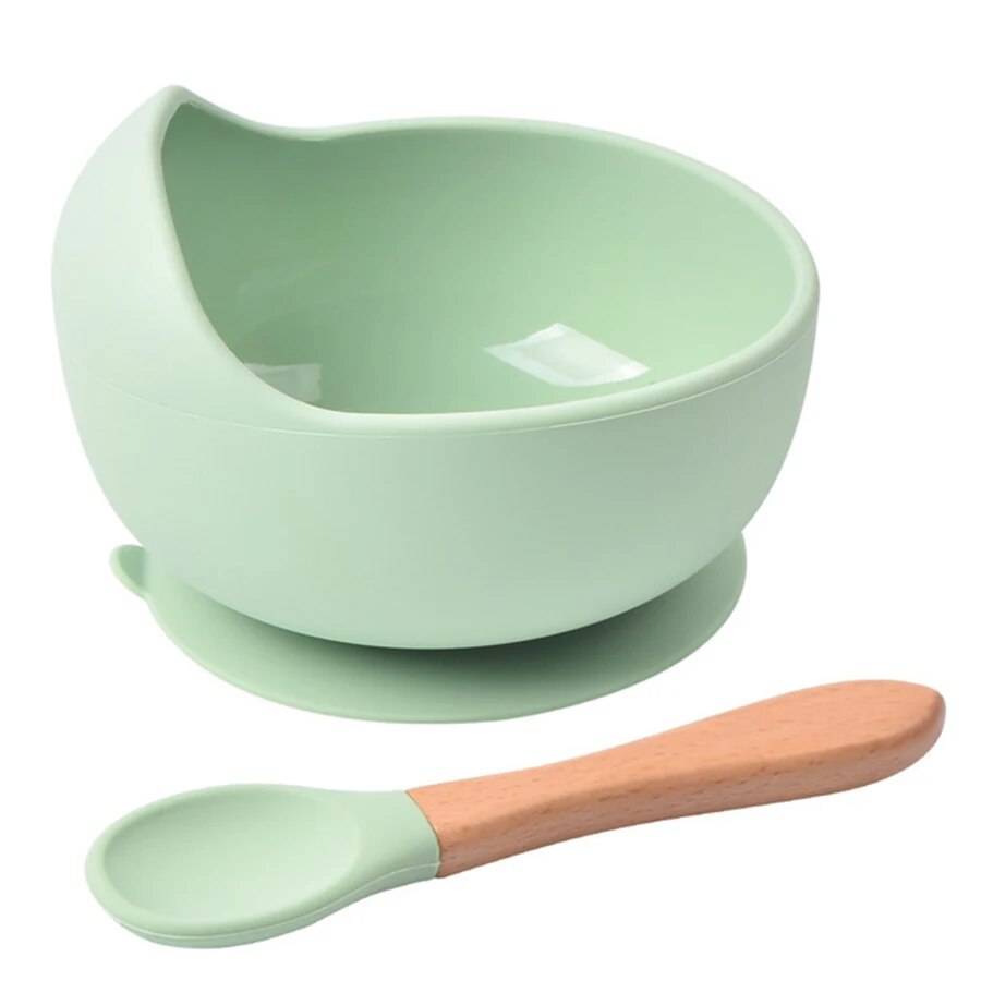 Baby Food Product - Filles d'alimentation en silicone Spill-Verde pour