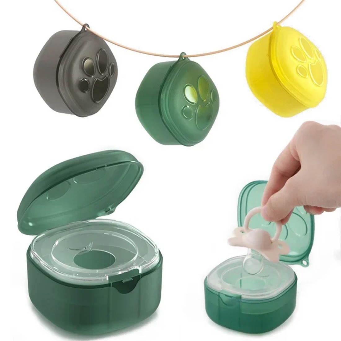 Food Box Baby - Boîte à sucette en Silicone de