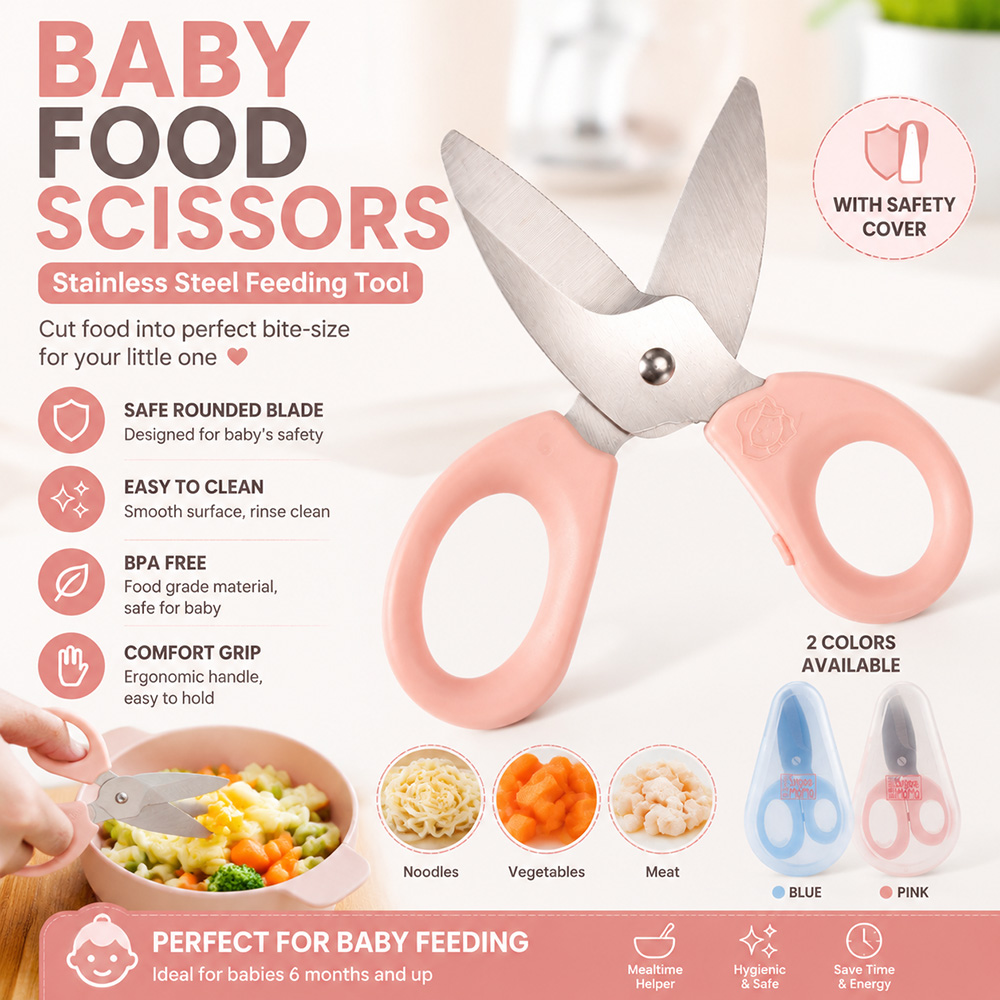 Baby Food Usa - Ciseaux pour aliments pour bébés en