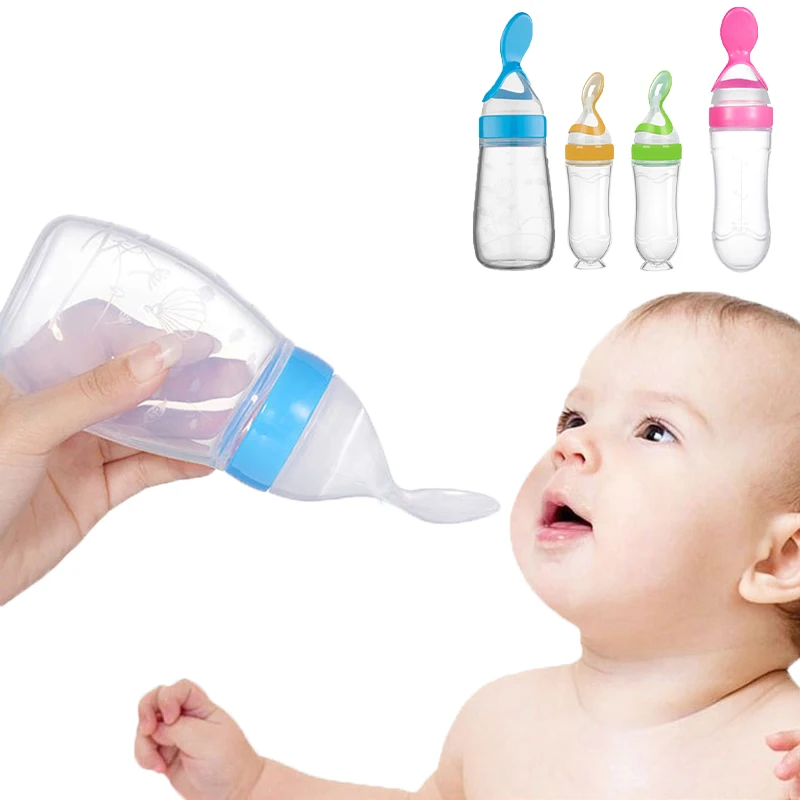 Baby Food Jar - Biberon sûr pour bébé, cuillère, biberon