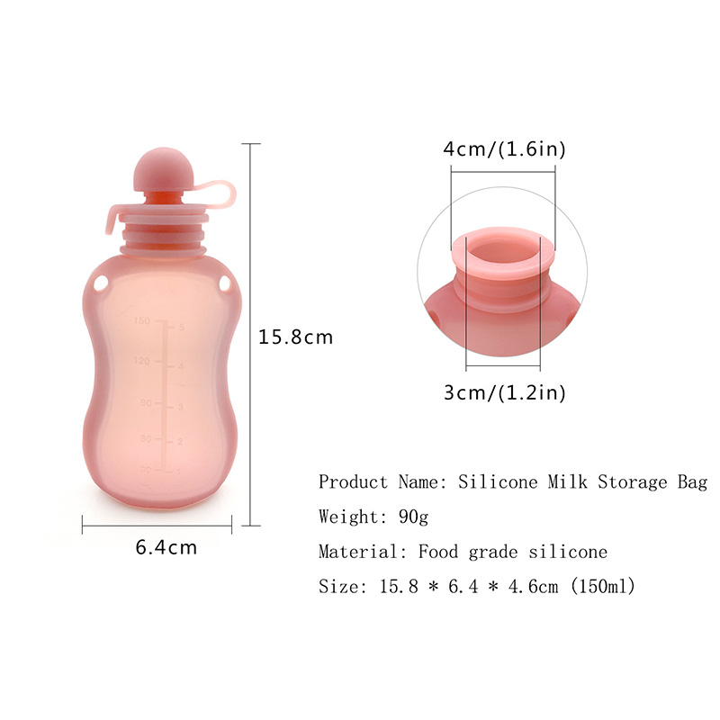 Sac de stockage de lait de 150 - Baby Food Pouches Reusable avis et prix