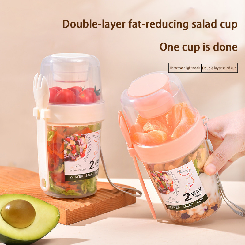 Tasse à salade portable avec c - Baby Food Oatmeal avis et prix