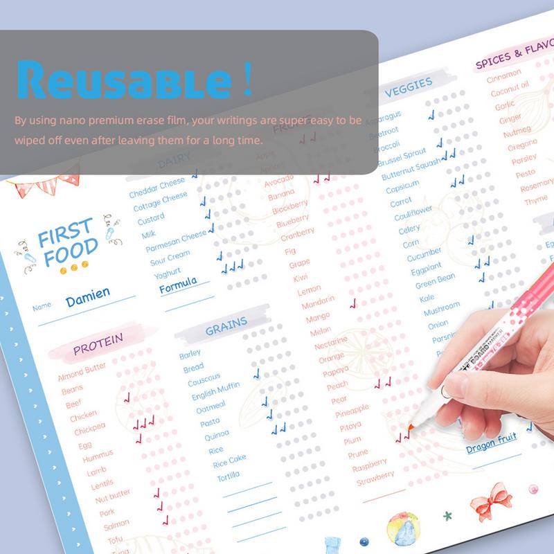 Liste de contrôle de suivi des - Baby Food Journal avis et prix