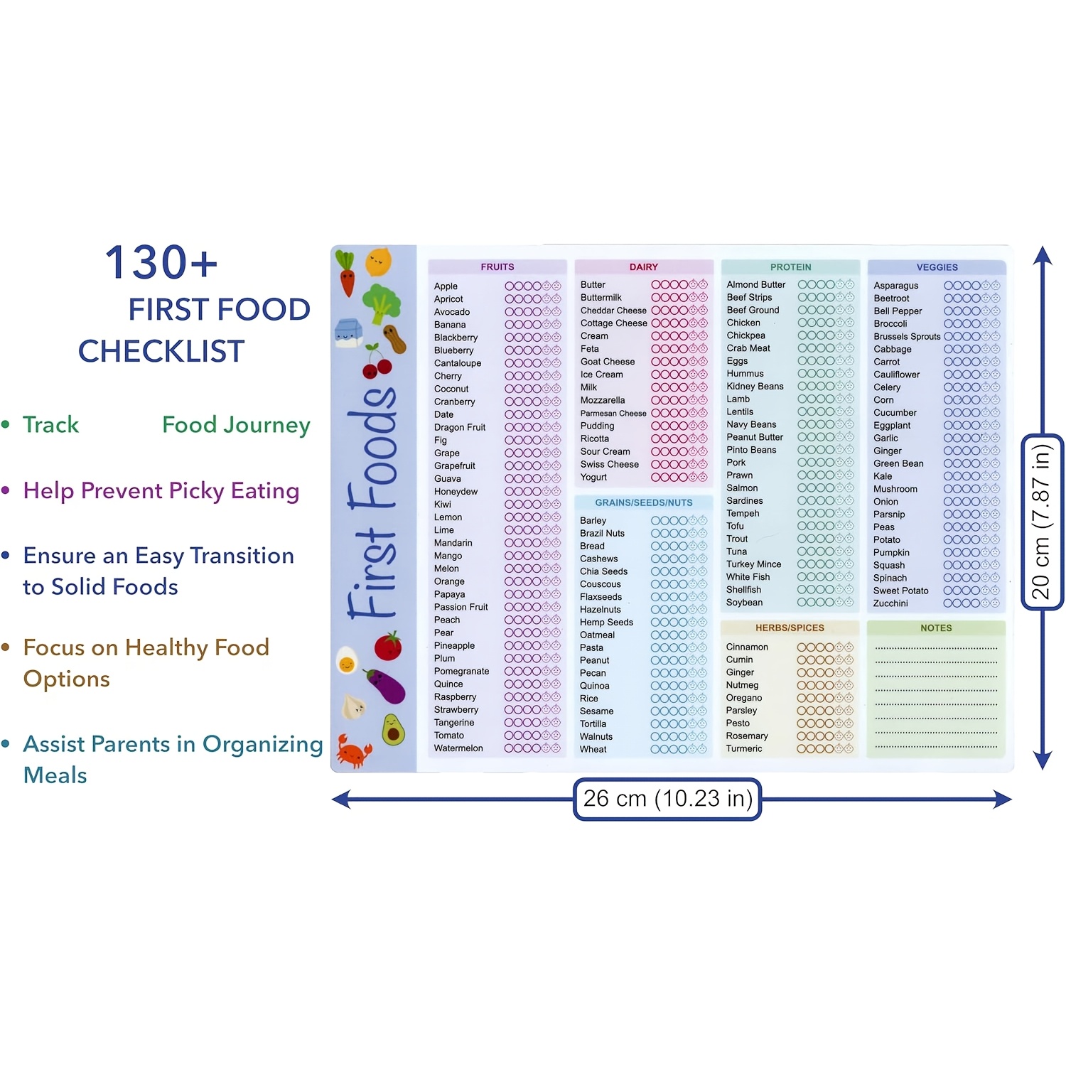 Suivi des Premiers Aliments po - Baby Food Journal avis et prix