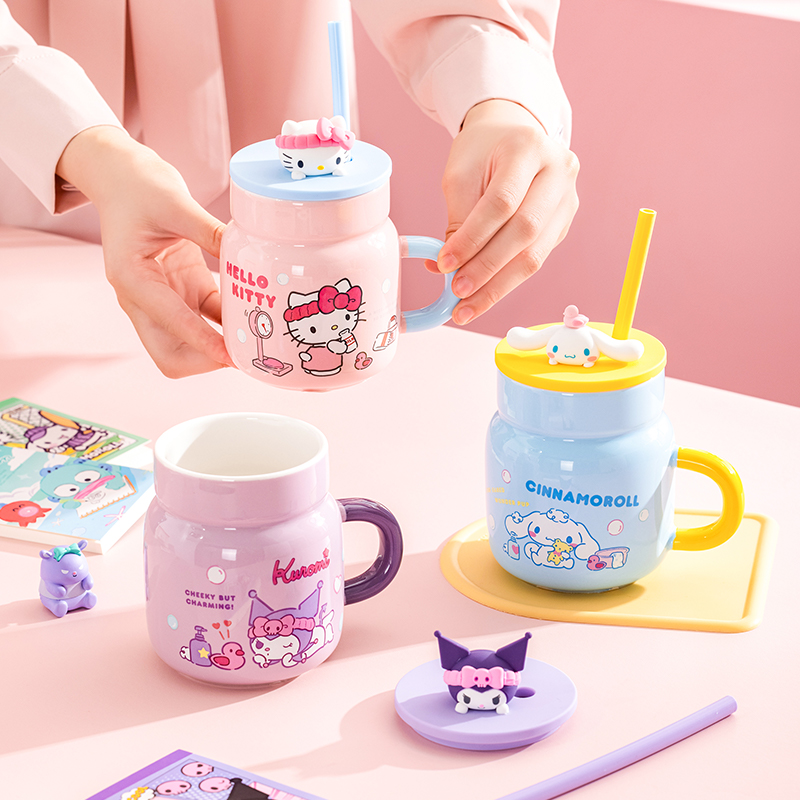 Sanrio 450ml tasse en céramiqu - Training Cup Straw avis et prix