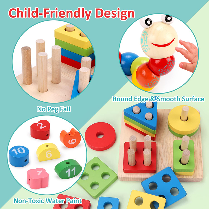 Jouets en bois Montessori pour - Baby Food Product avis et prix