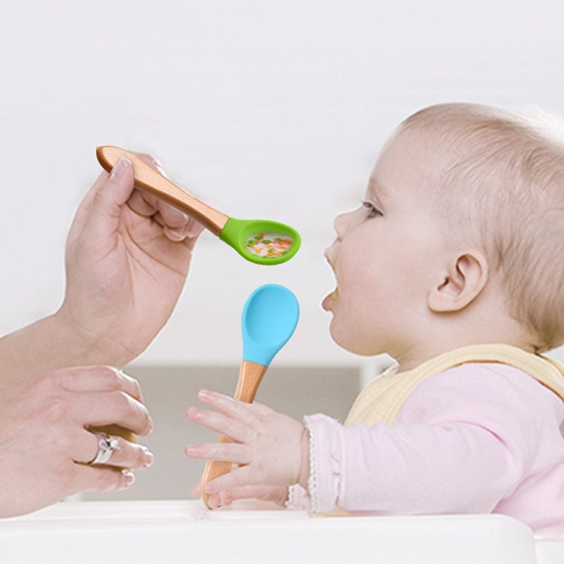 Cuillère fourchette en Silicon - Baby Food Feeder avis et prix