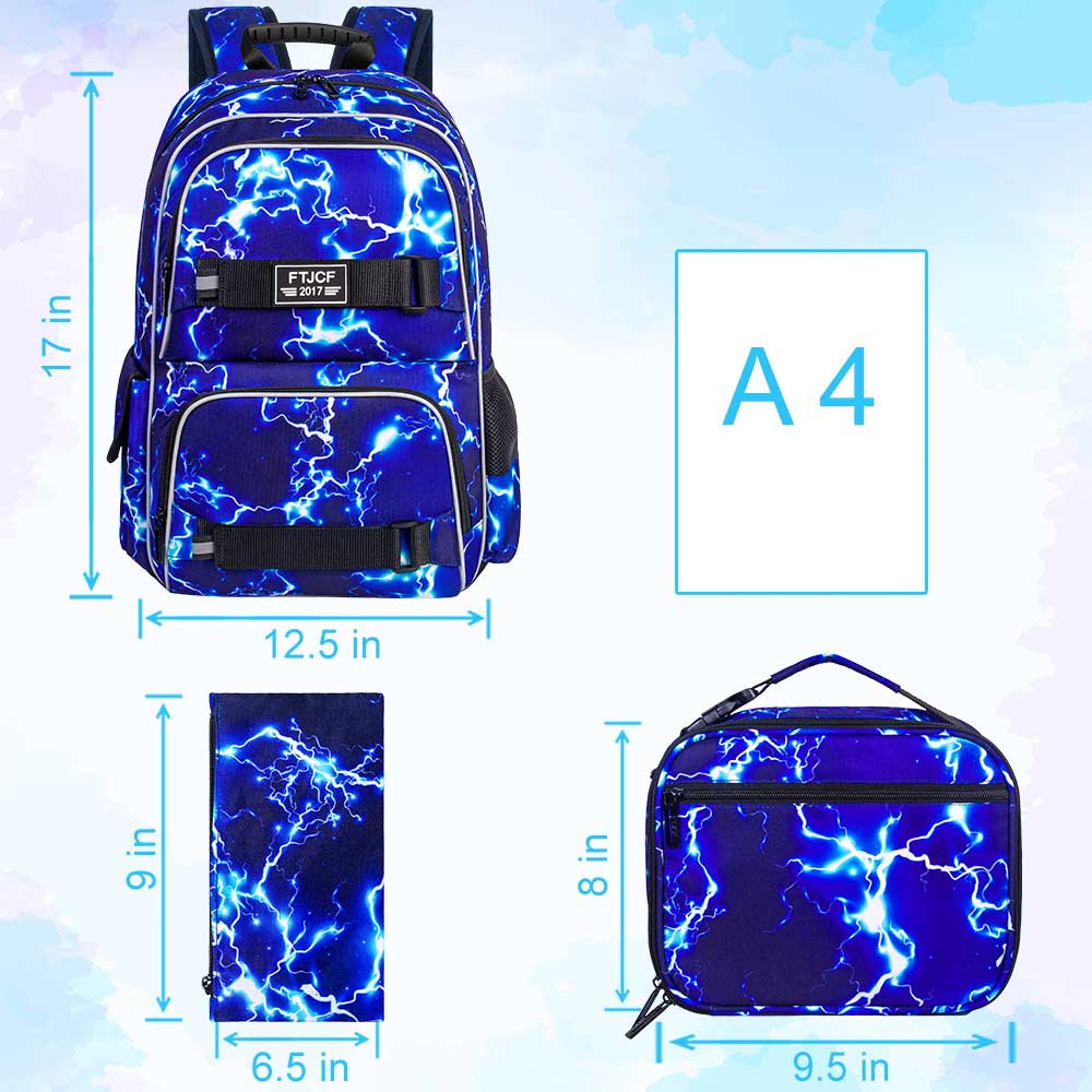 3 pièces Lightning garçons sac - Food Box Baby avis et prix