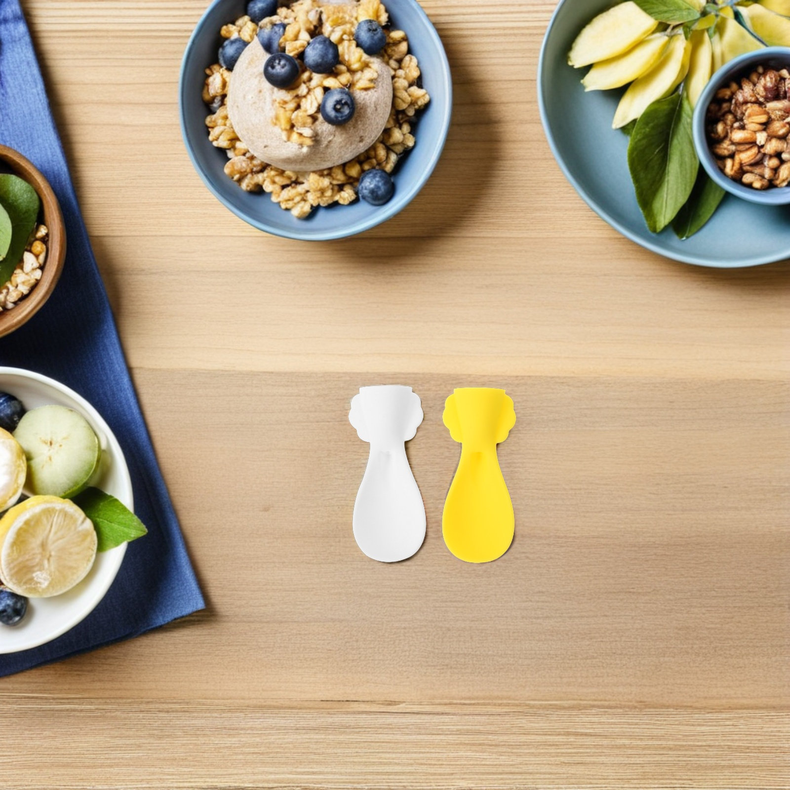 4 pièces de cuillères en silic - Baby Food Pouches Reusable avis et prix