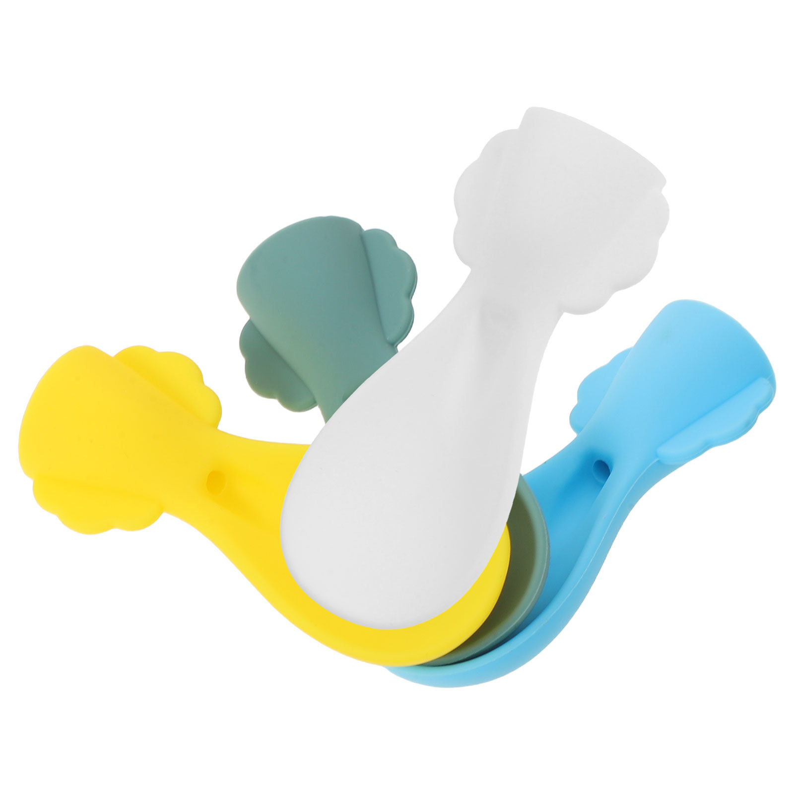 4 pièces de cuillères en silic - Baby Food Pouches Reusable avis et prix
